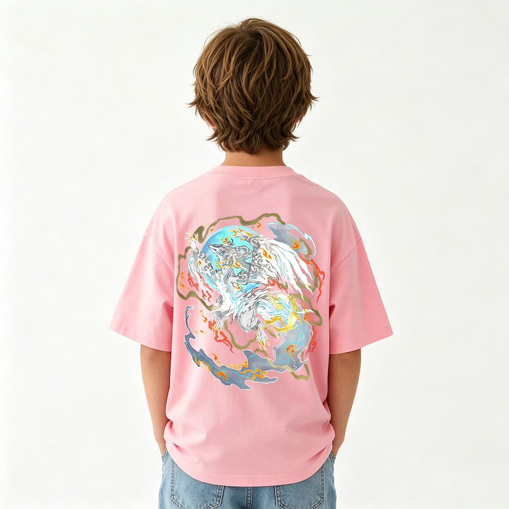 Pokémon Anime Graphic T-Shirt for Kids Cartoon Print Cotton Tee