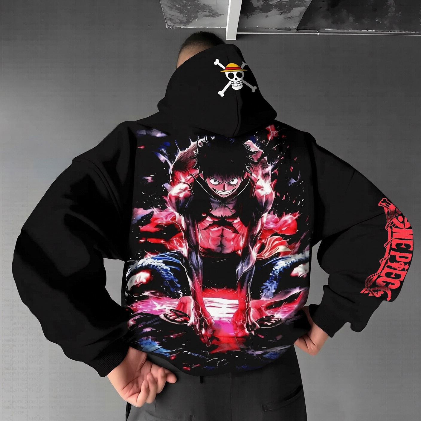 Unisex Anime Graphic Streetwear Vintage Hoodie