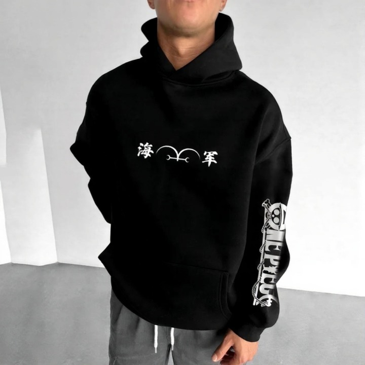 Unisex Anime Graphic Streetwear Vintage Hoodie