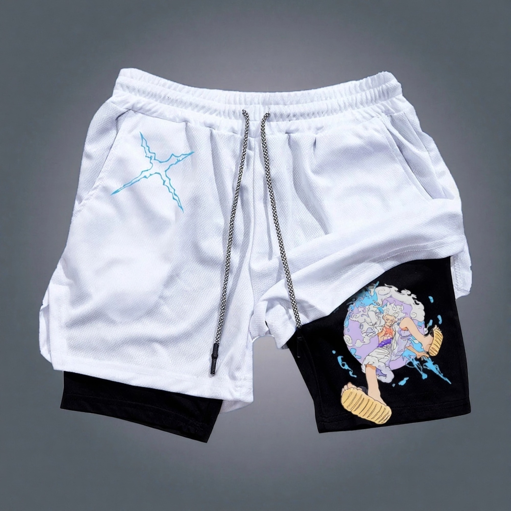 Unisex  Casual Anime Streetwear Shorts