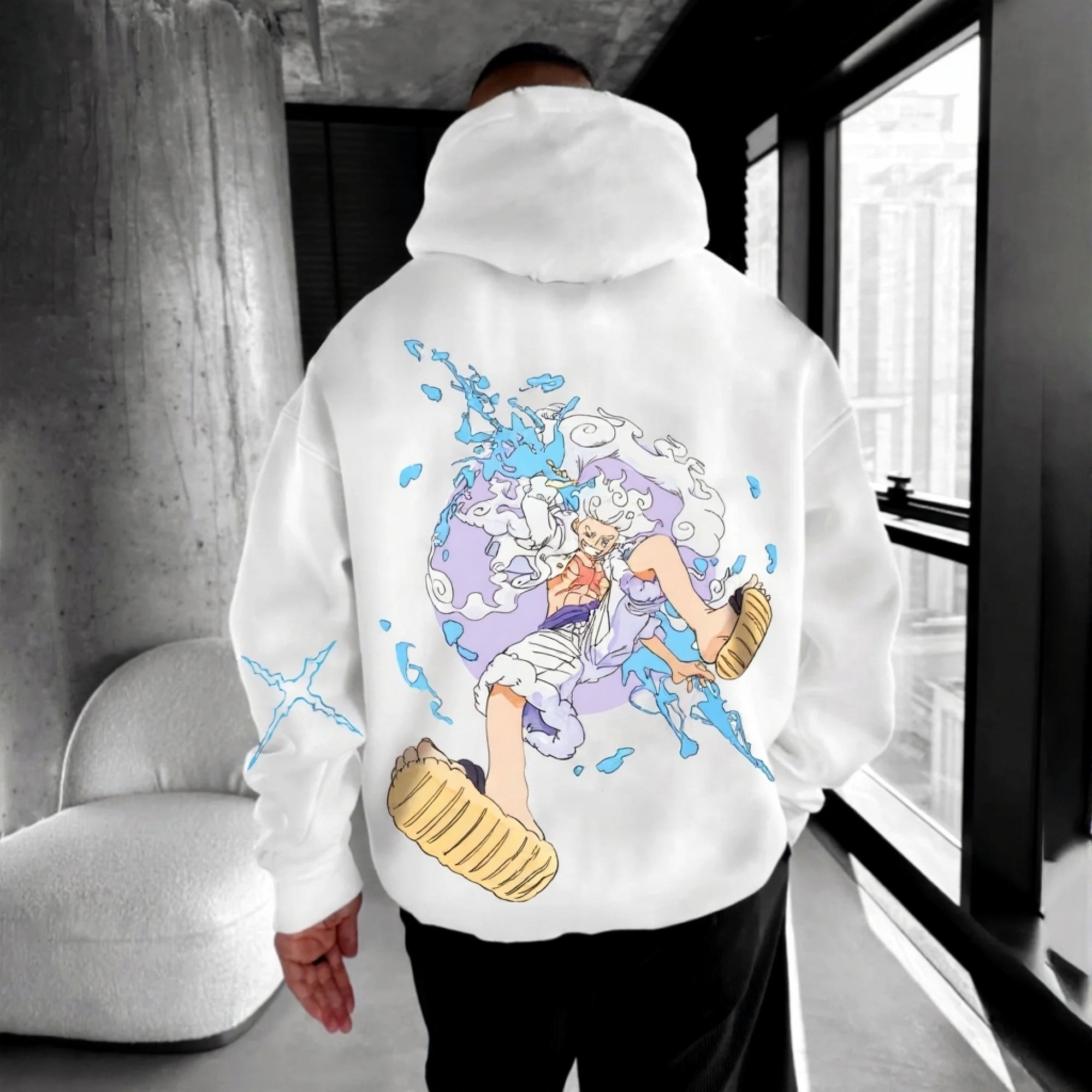 Unisex Anime Graphic Streetwear Vintage Hoodie