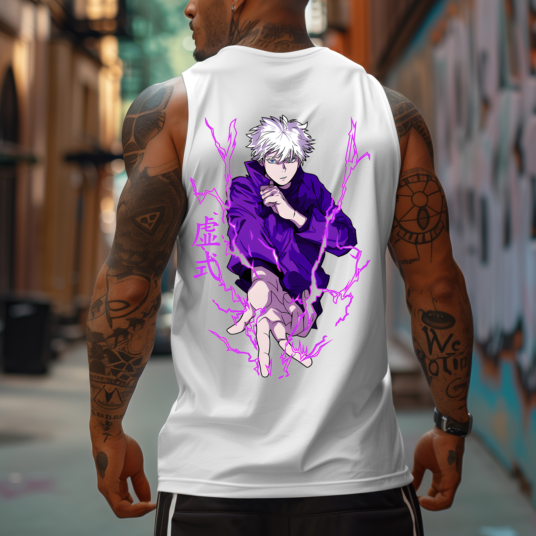 Casual Animation Teacher Character Printed Tank Top-AnimeClothe
