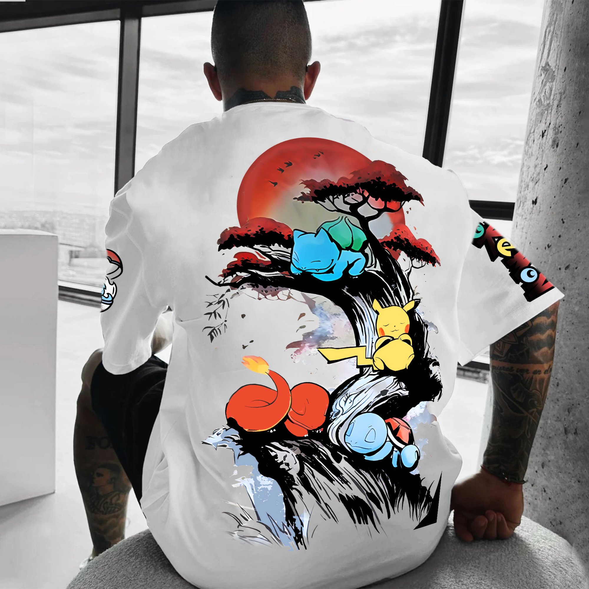 Unisex Anime Inspired Vintage T-Shirt-AnimeClothe