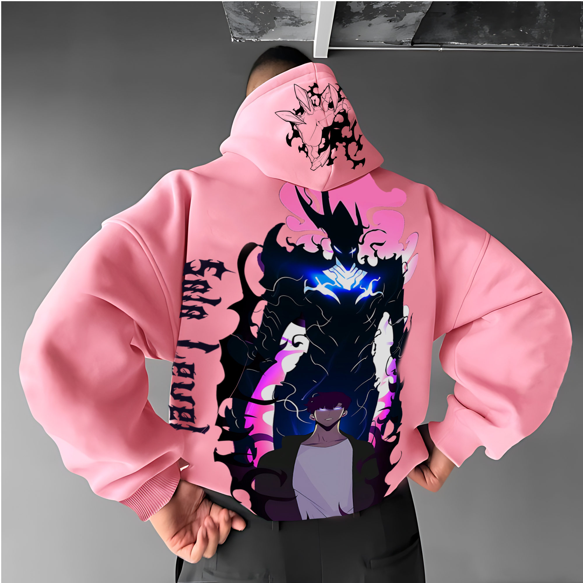 Unisex Anime Graphic Streetwear Vintage Hoodie