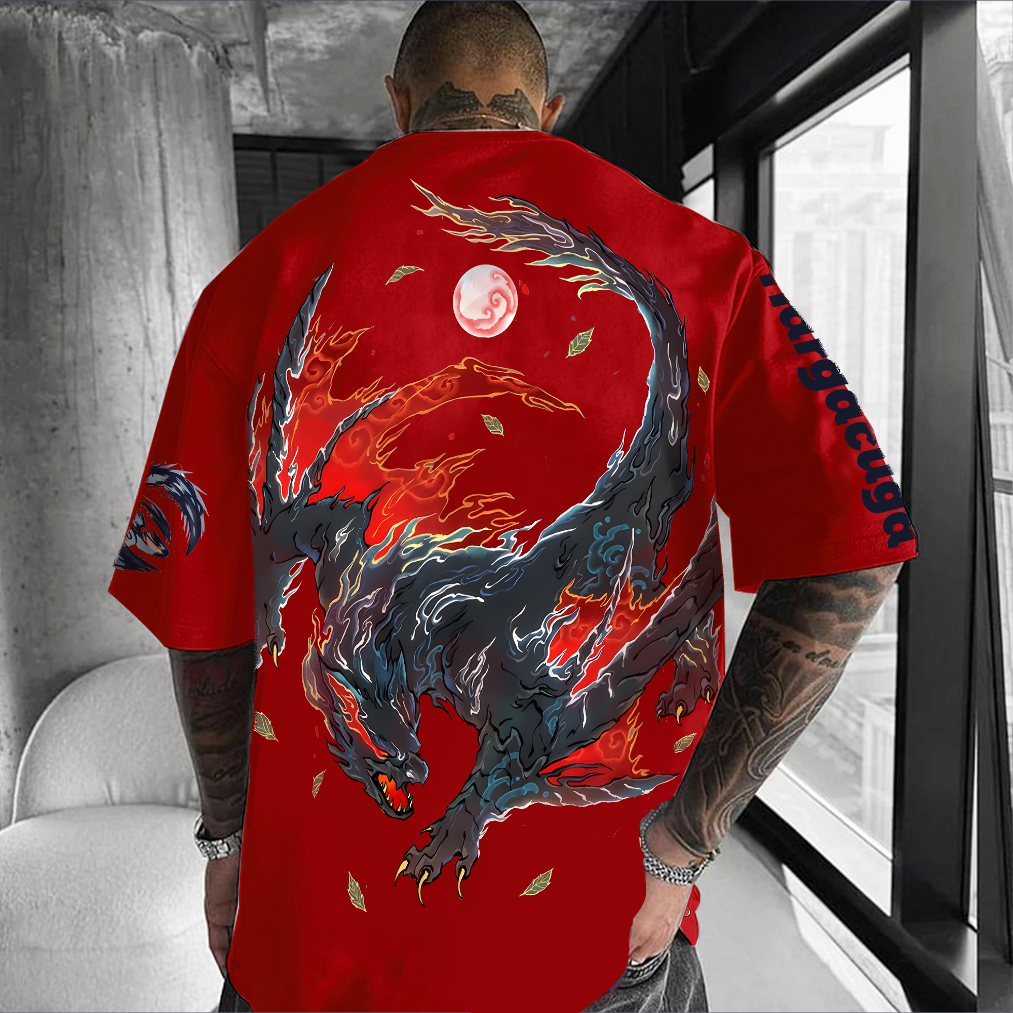 Unisex   Anime Inspired Vintage T-Shirt-AnimeClothe