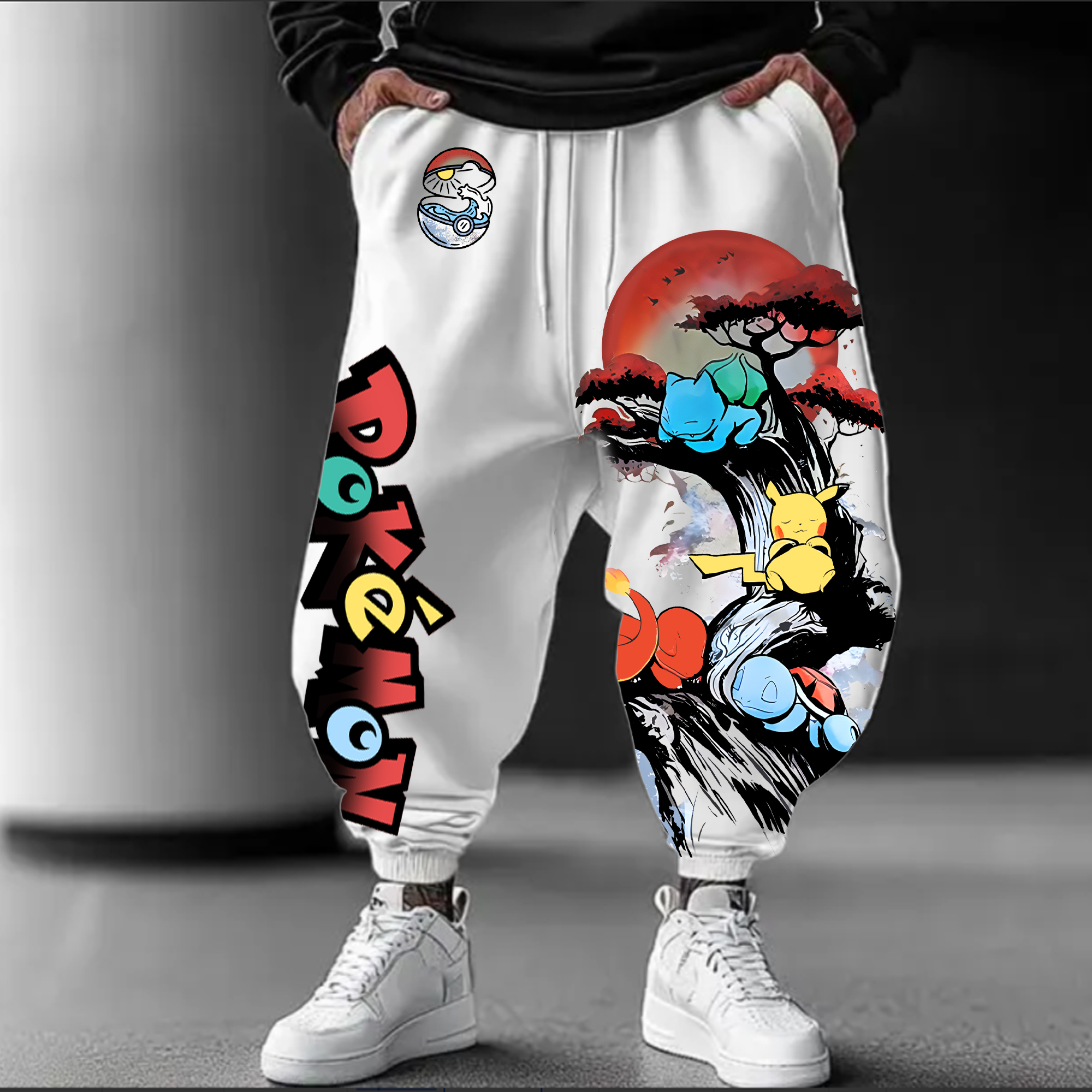 Unisex Casual Anime Streetwear Pants-AnimeClothe