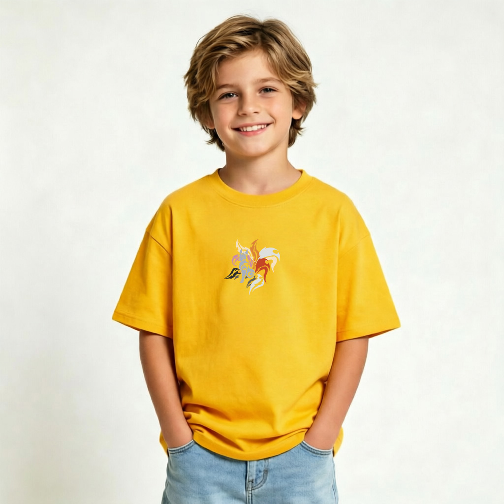Pokémon Kitsune Anime Graphic T-Shirt for Kids Cartoon Print Cotton Tee