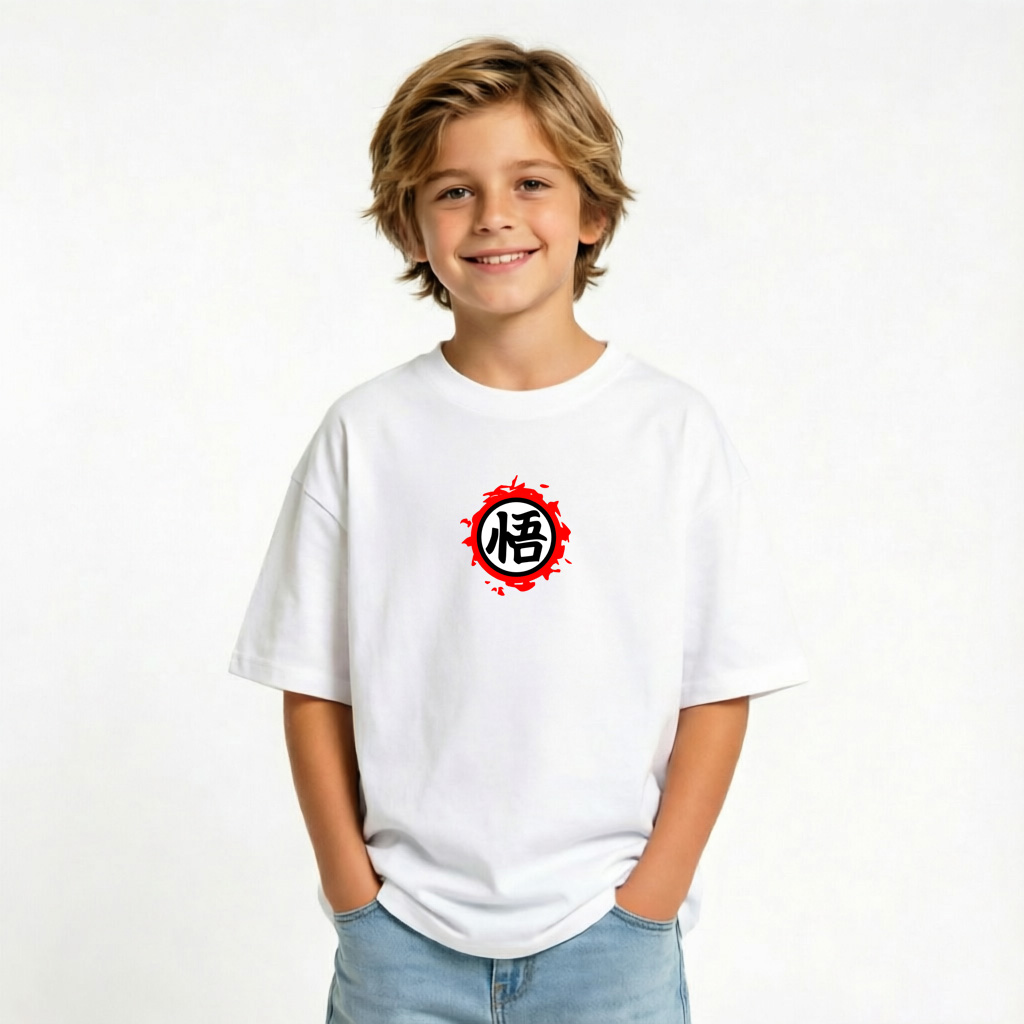 Dragon Ball Anime Graphic T-Shirt for Kids Cartoon Print Cotton Tee