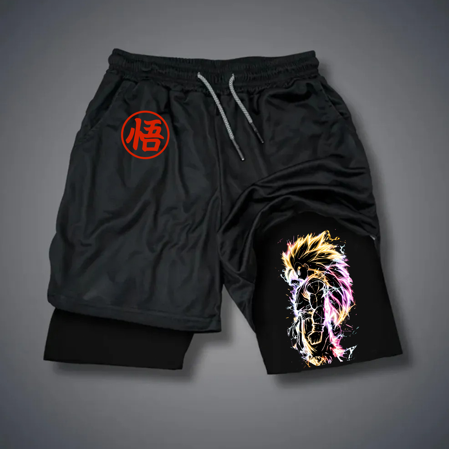 Unisex Casual Anime Streetwear Shorts-AnimeClothe