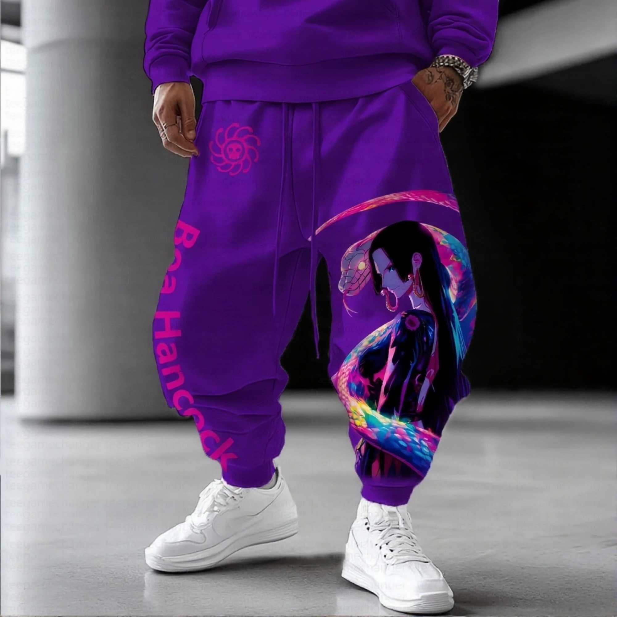 Unisex Anime Inspired Vintage Pants