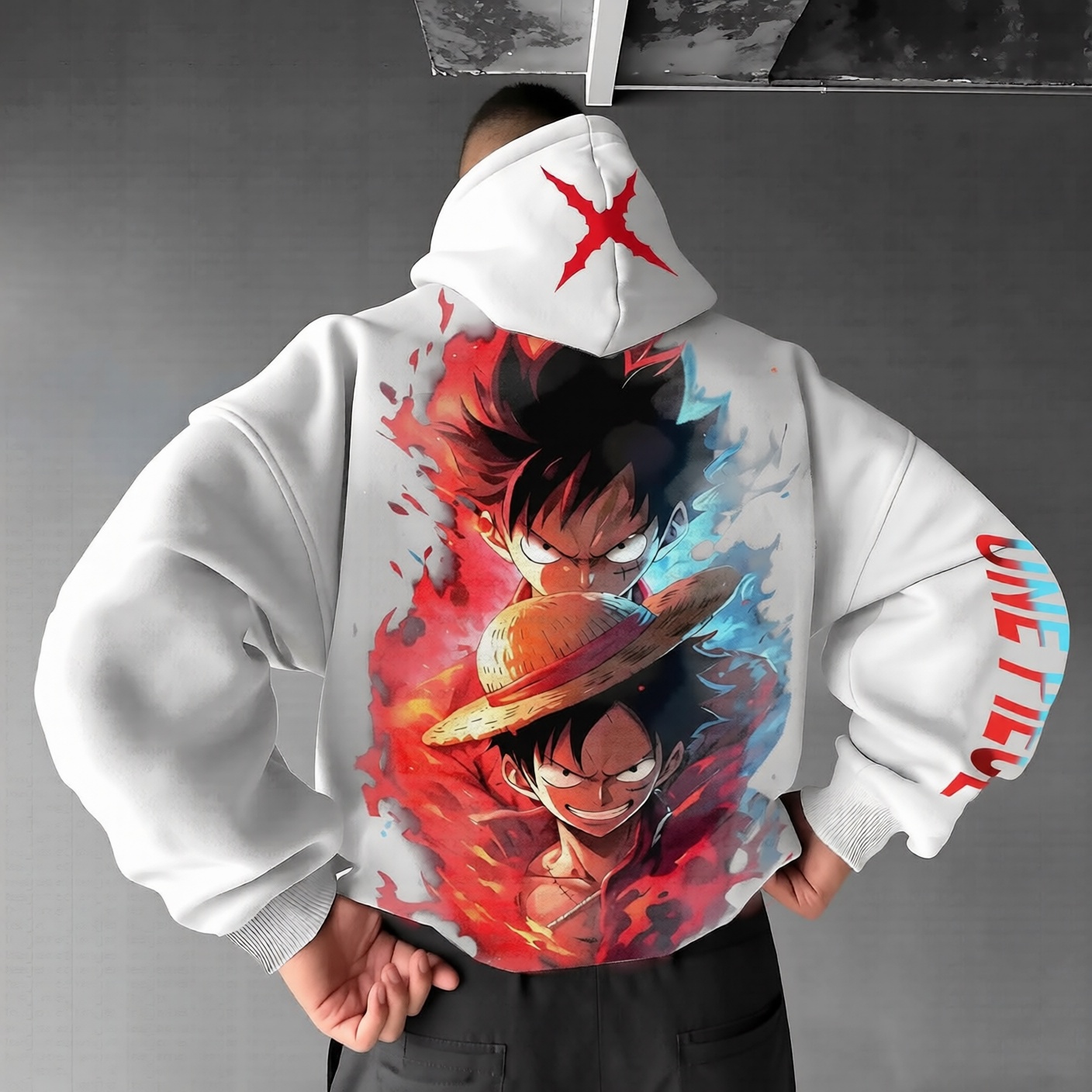 Unisex Anime Graphic Streetwear Vintage Hoodie