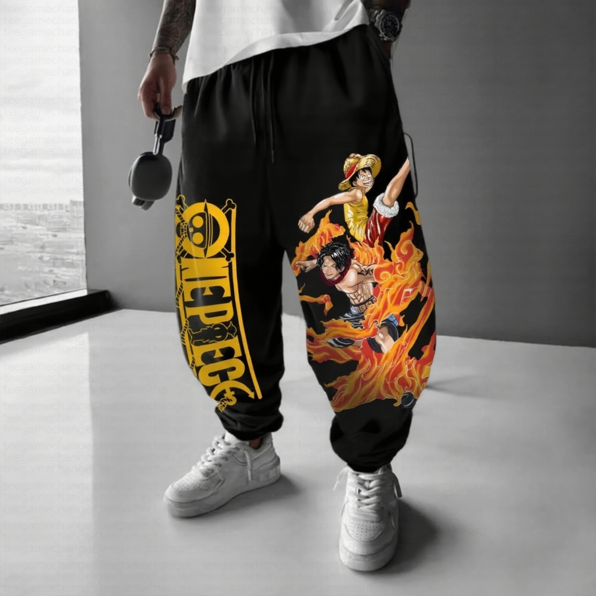 Unisex Anime Inspired Vintage Pants