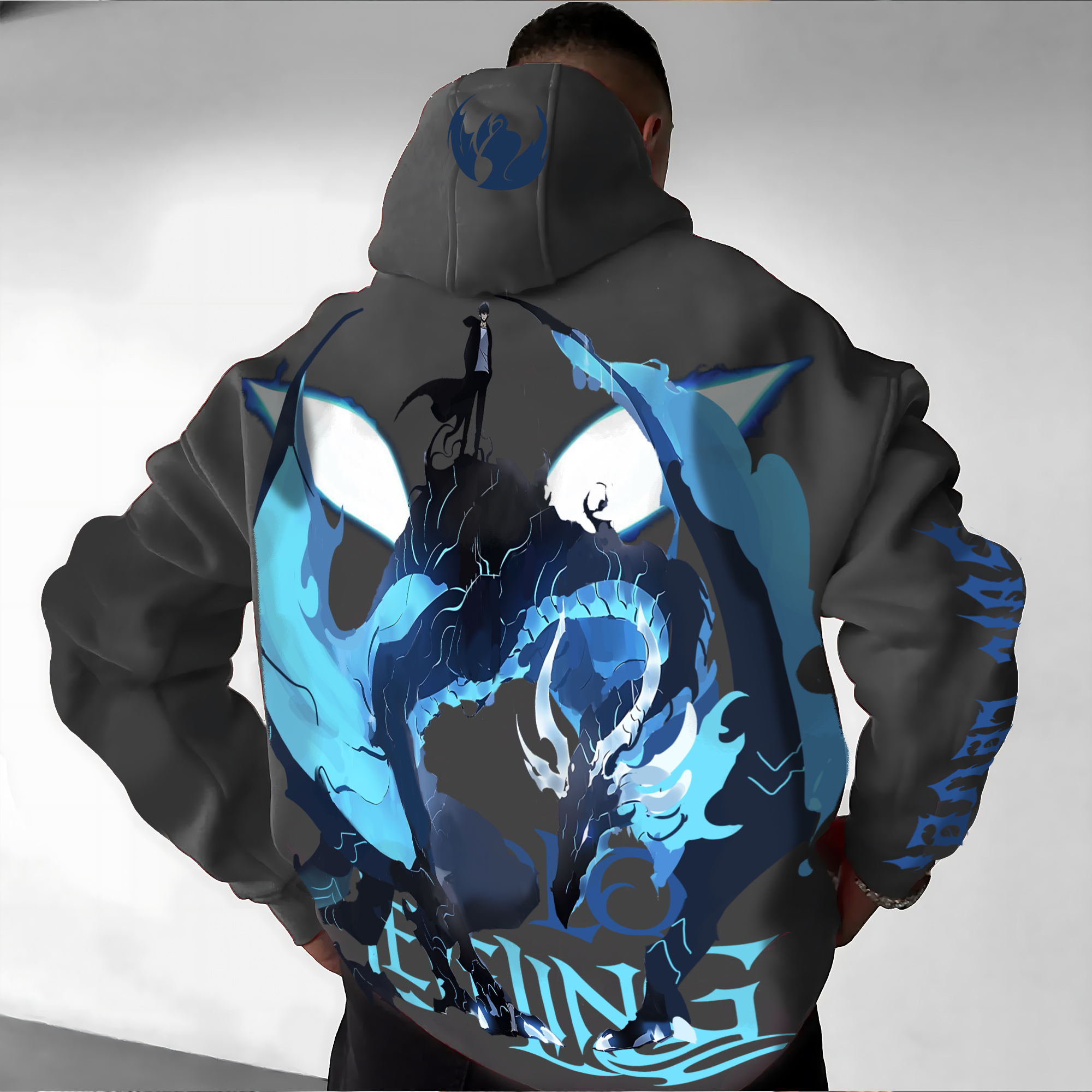 Unisex “Solo Leveling” Anime Graphic Streetwear Vintage Hoodie