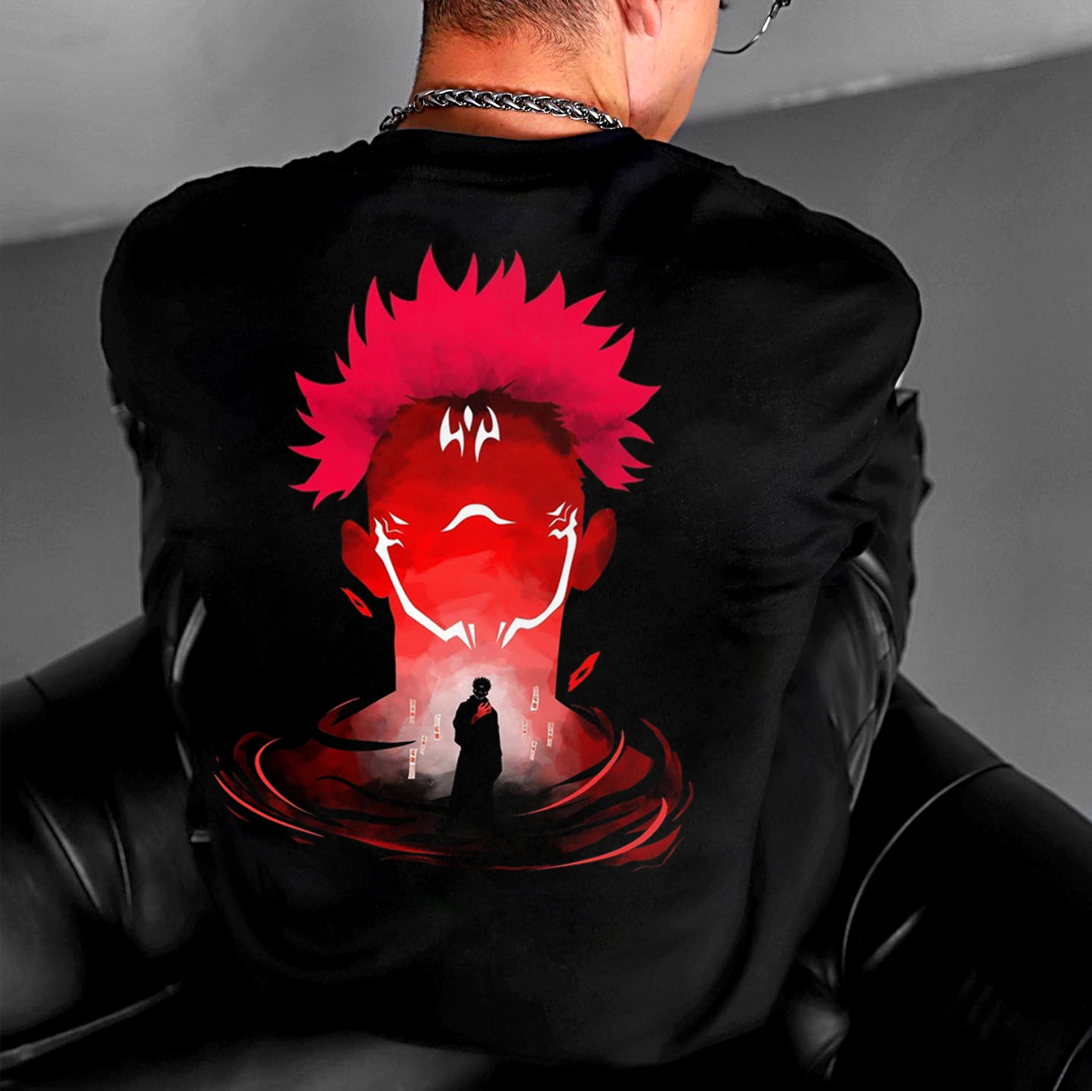 Unisex Casual Anime Print T-shirt  T-shirt-AnimeClothe