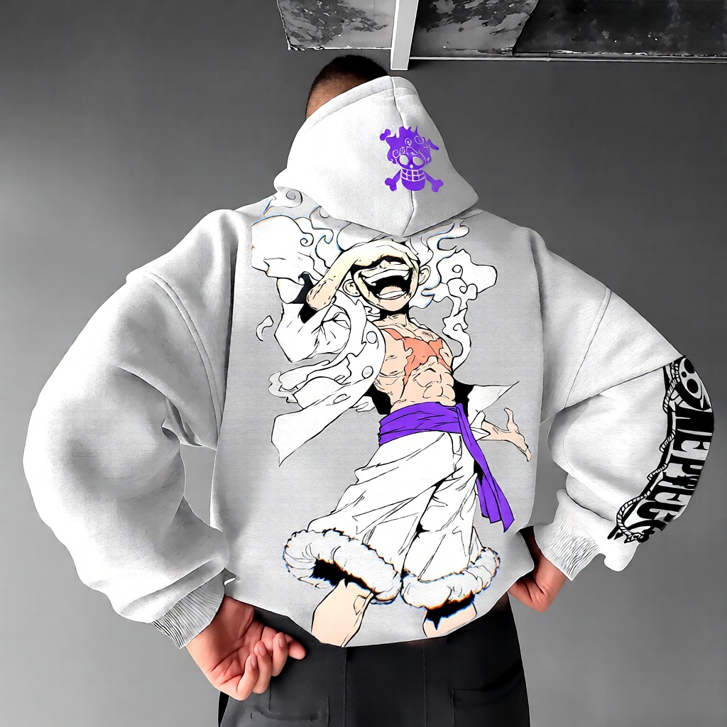 Unisex Anime Graphic Streetwear Vintage Hoodie