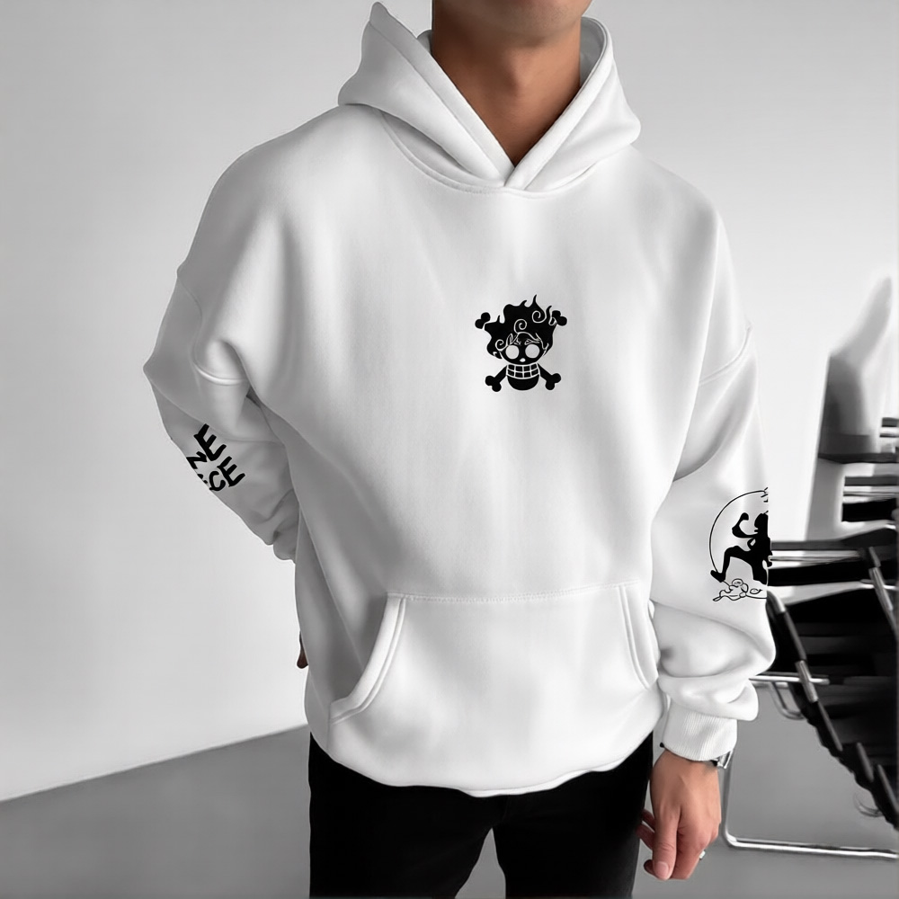 Unisex Anime Graphic Streetwear Vintage Hoodie