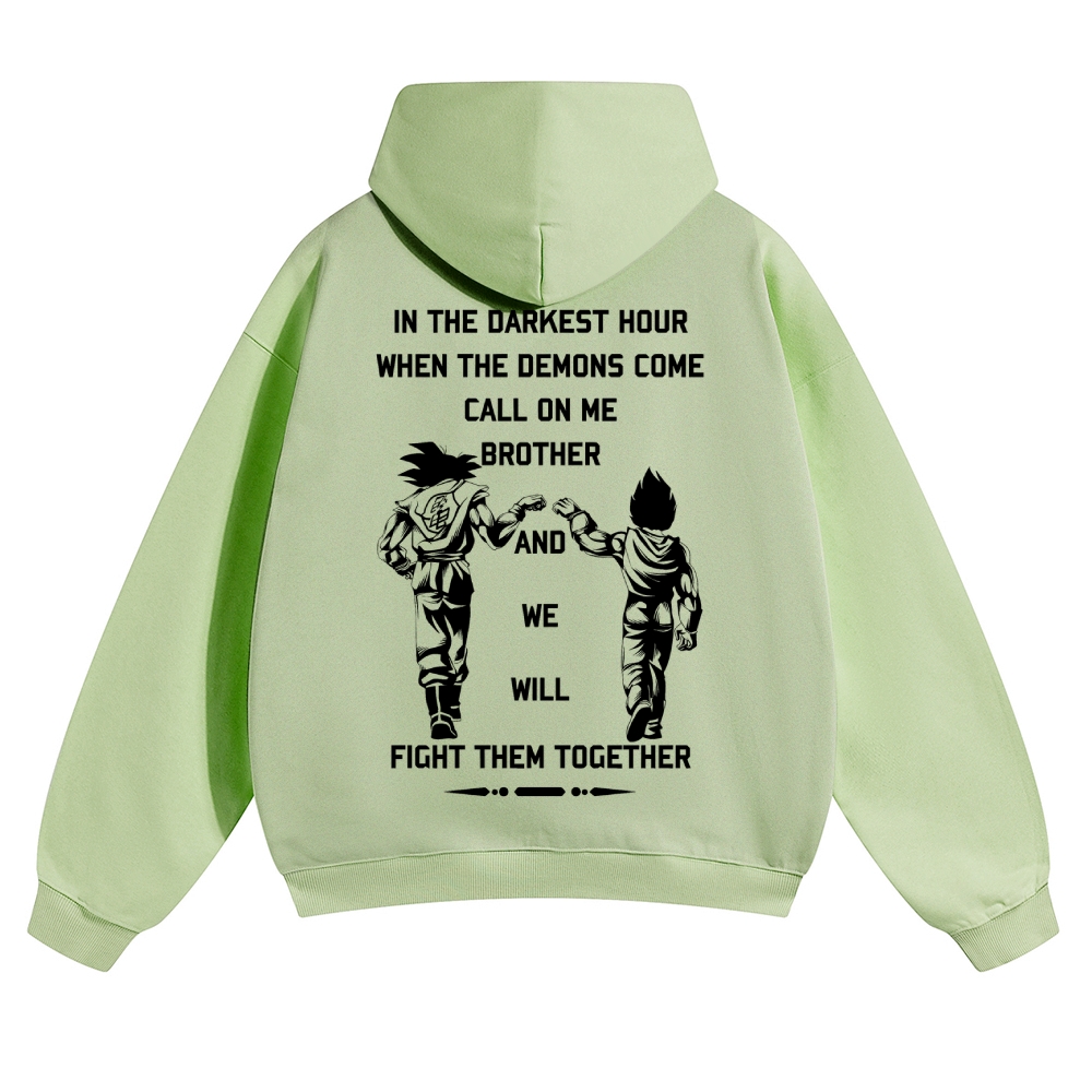 Unisex Anime Graphic Streetwear Vintage Hoodie