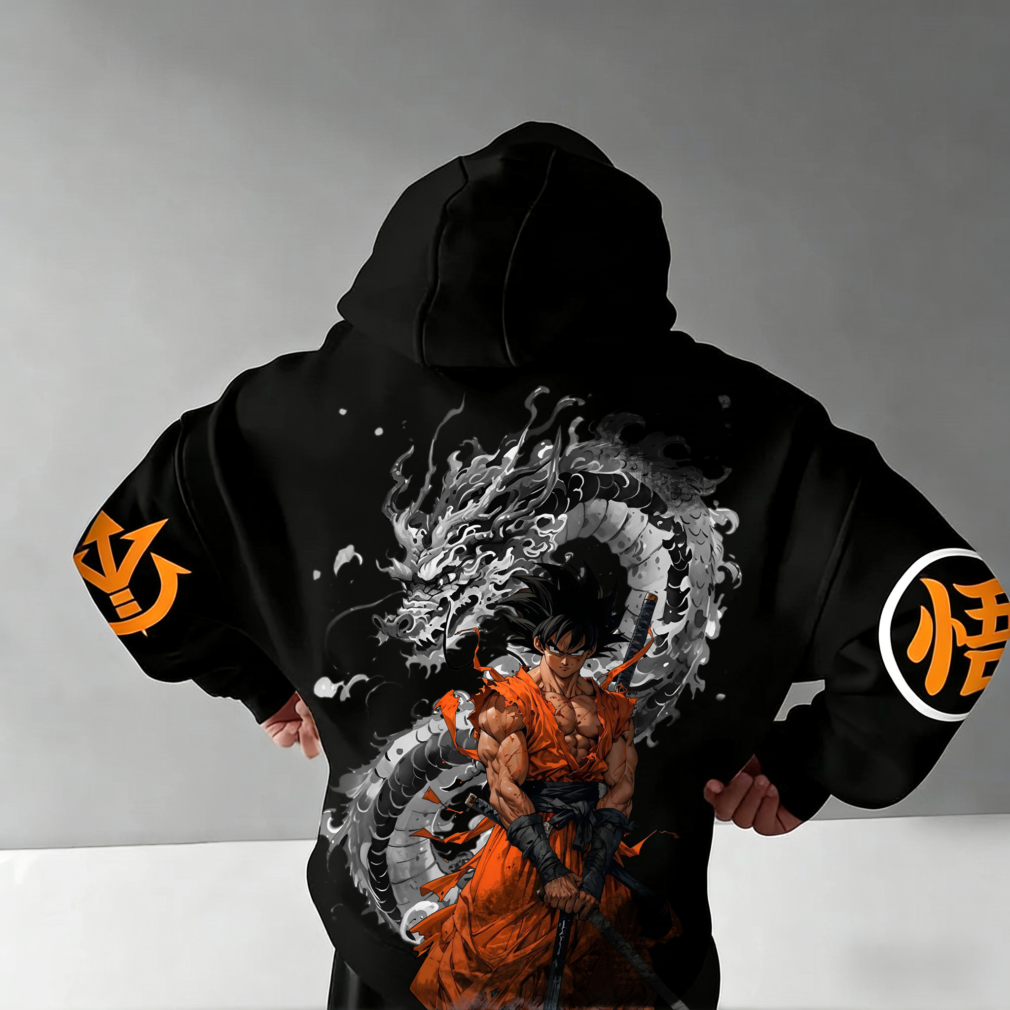 Unisex Anime Print  Casual Oversized Hoodie