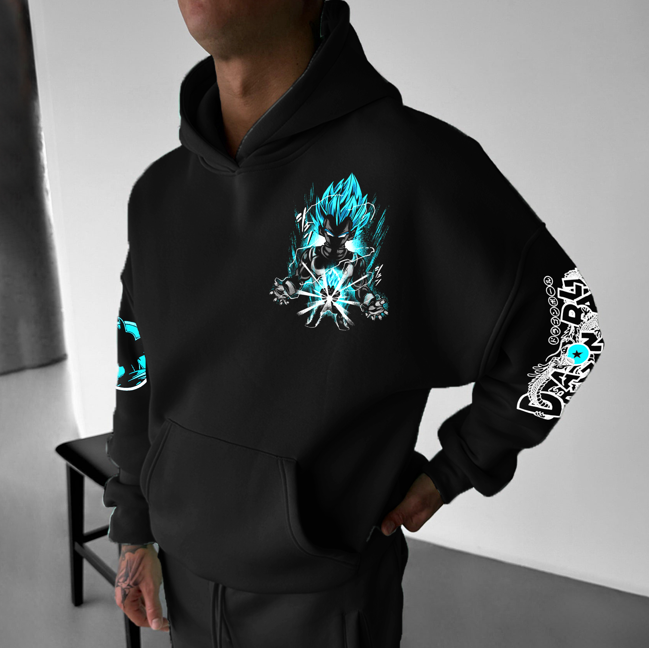 Unisex Anime Graphic Streetwear Vintage Hoodie