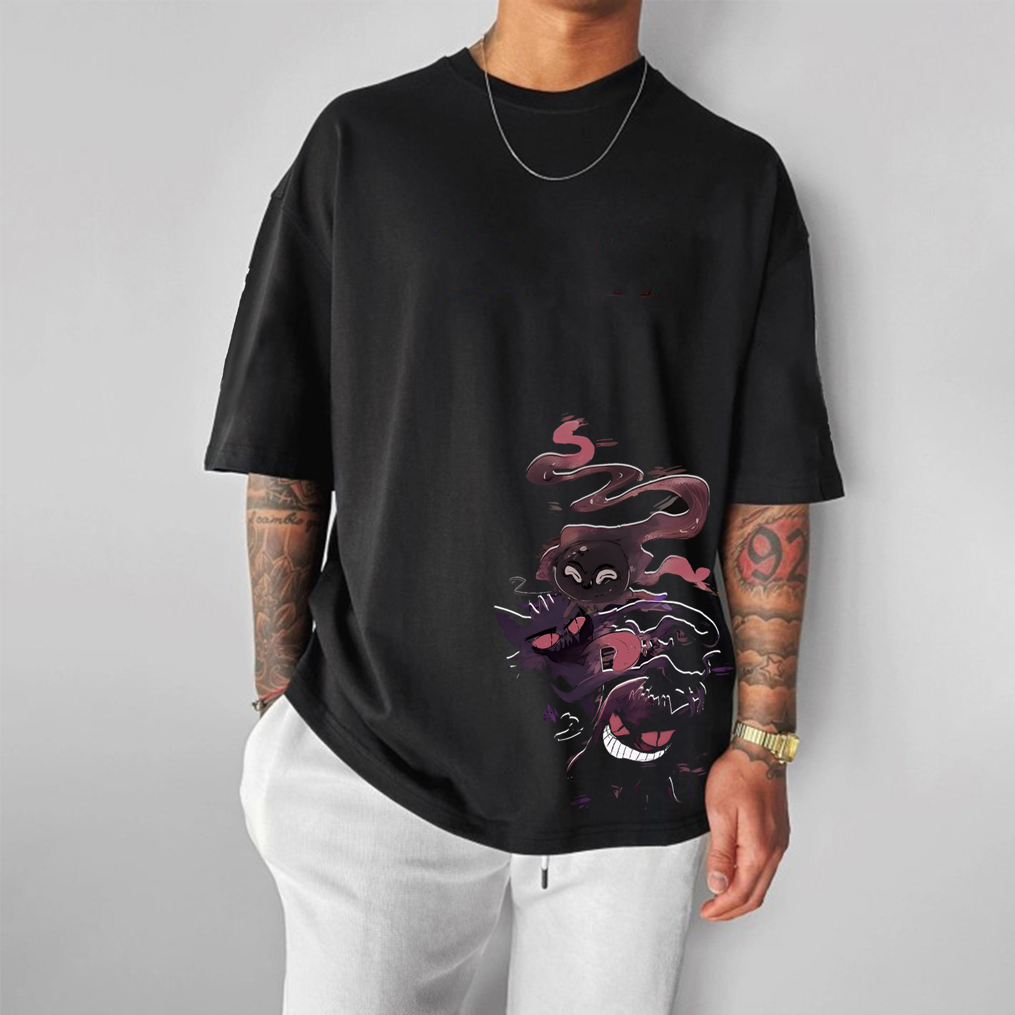 Unisex Anime Inspired Vintage T-Shirt-AnimeClothe