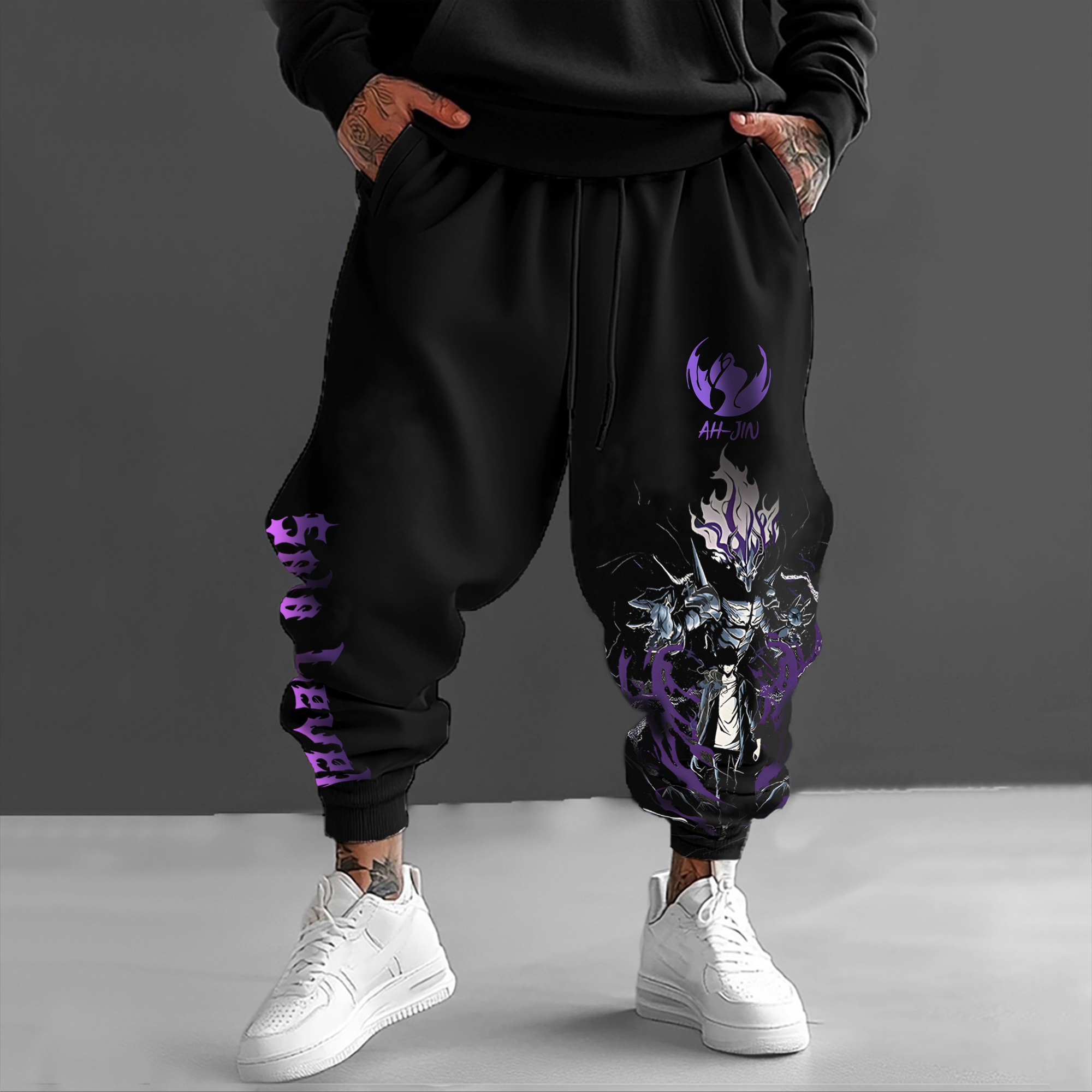 Unisex Casual Anime Streetwear Pants