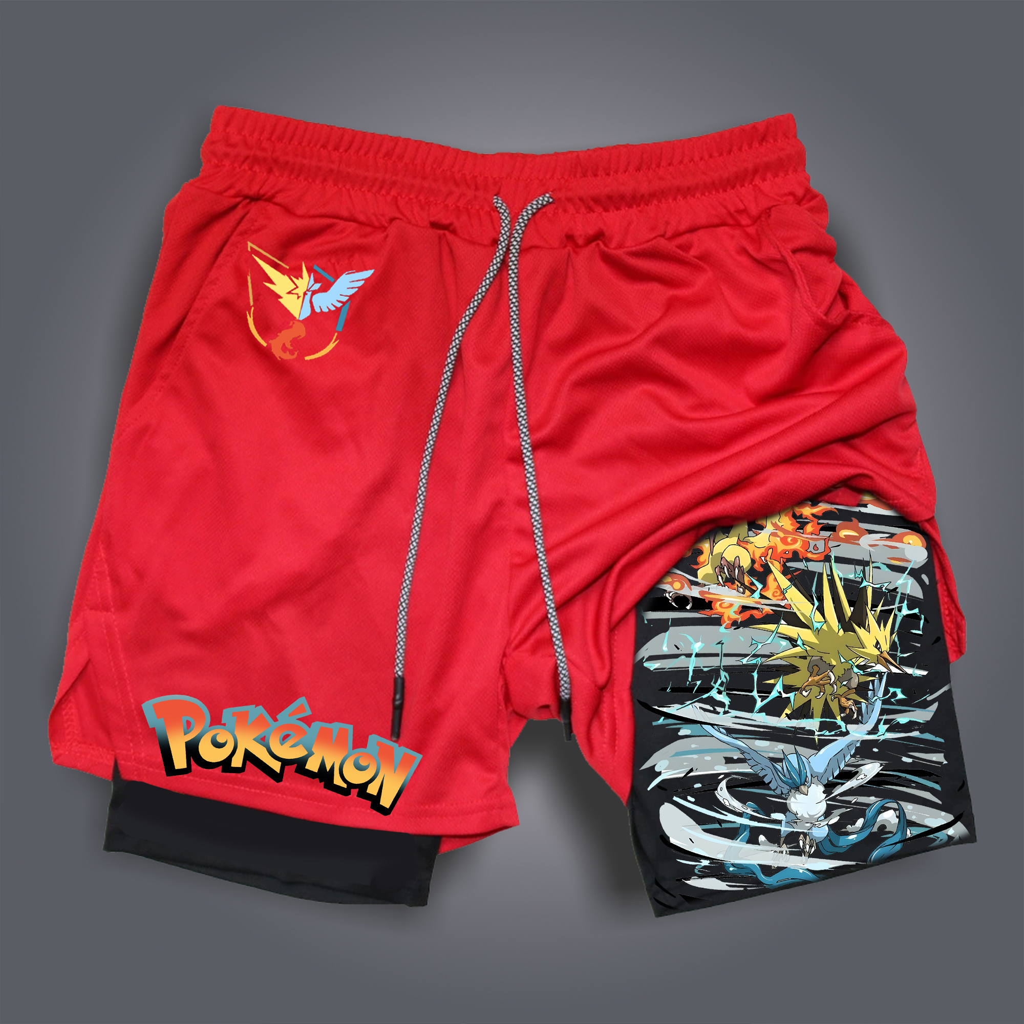 Unisex Casual Anime Streetwear Shorts-AnimeClothe