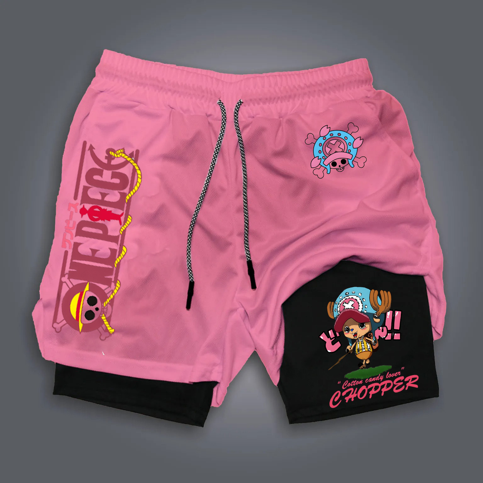 Unisex  Casual Anime Streetwear Shorts