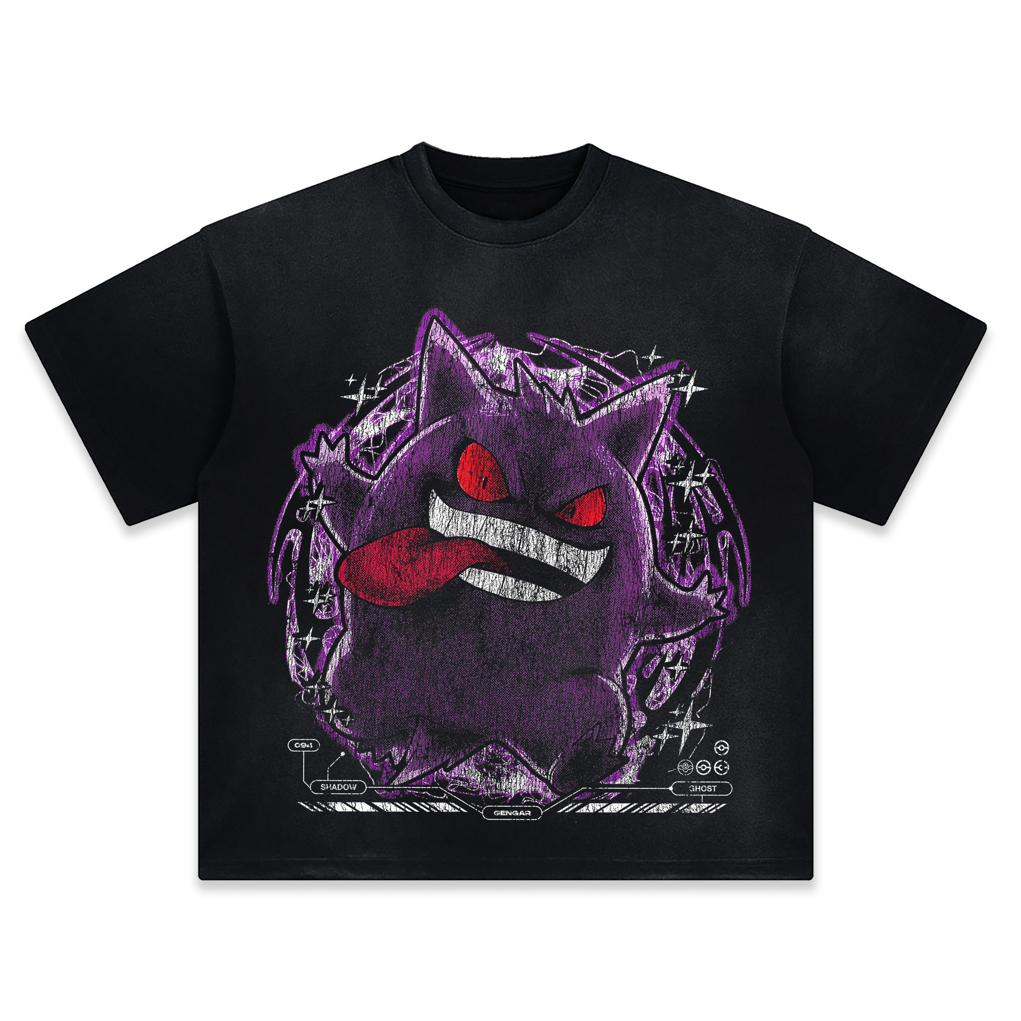 Unisex   Anime Inspired Vintage T-Shirt-AnimeClothe