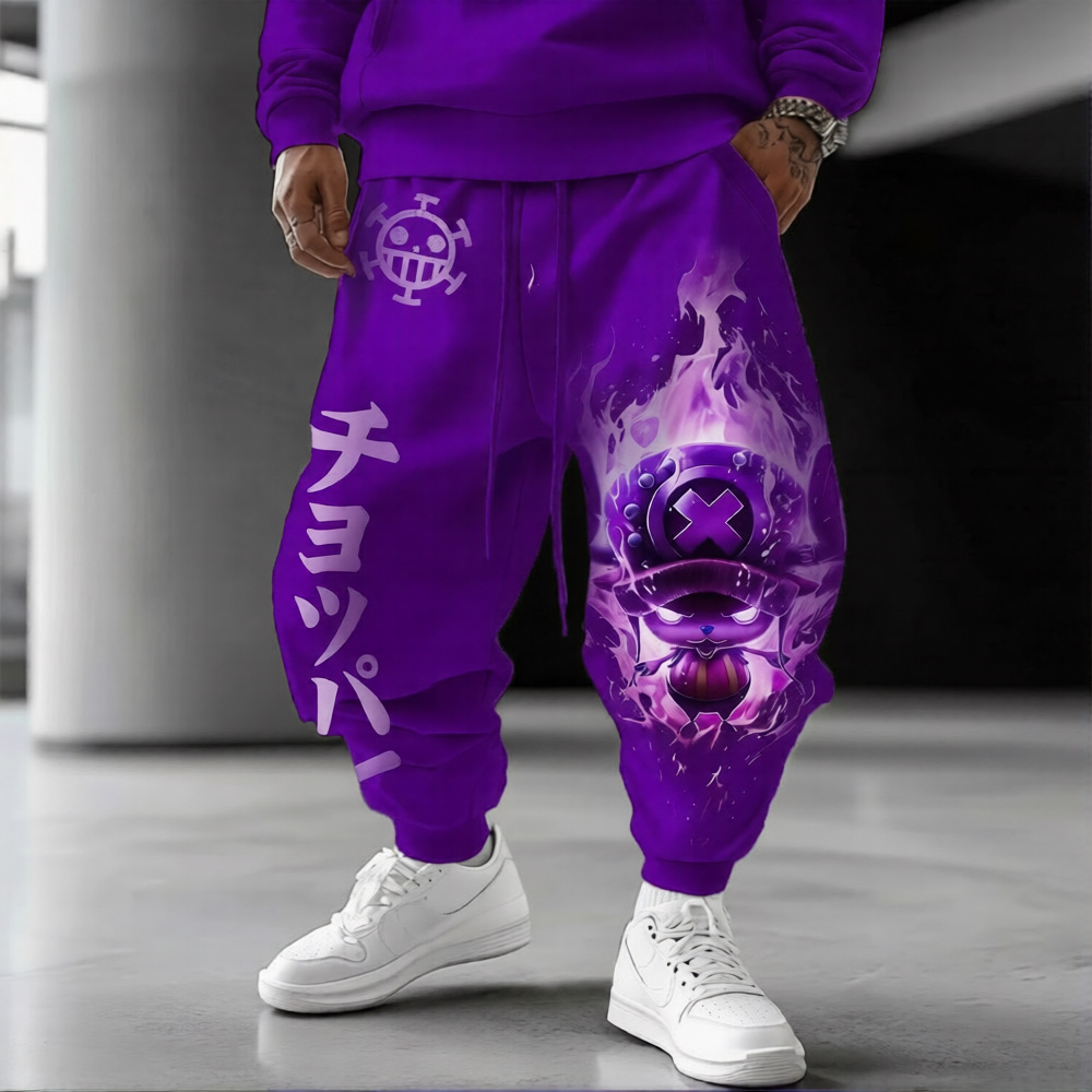 Unisex Anime Inspired Vintage Pants