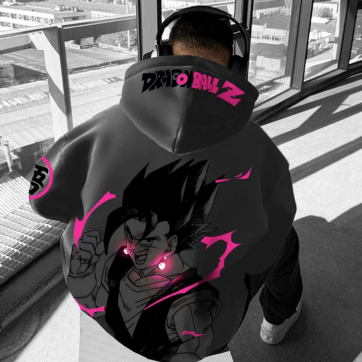 Unisex Anime Graphic Streetwear Vintage Hoodie