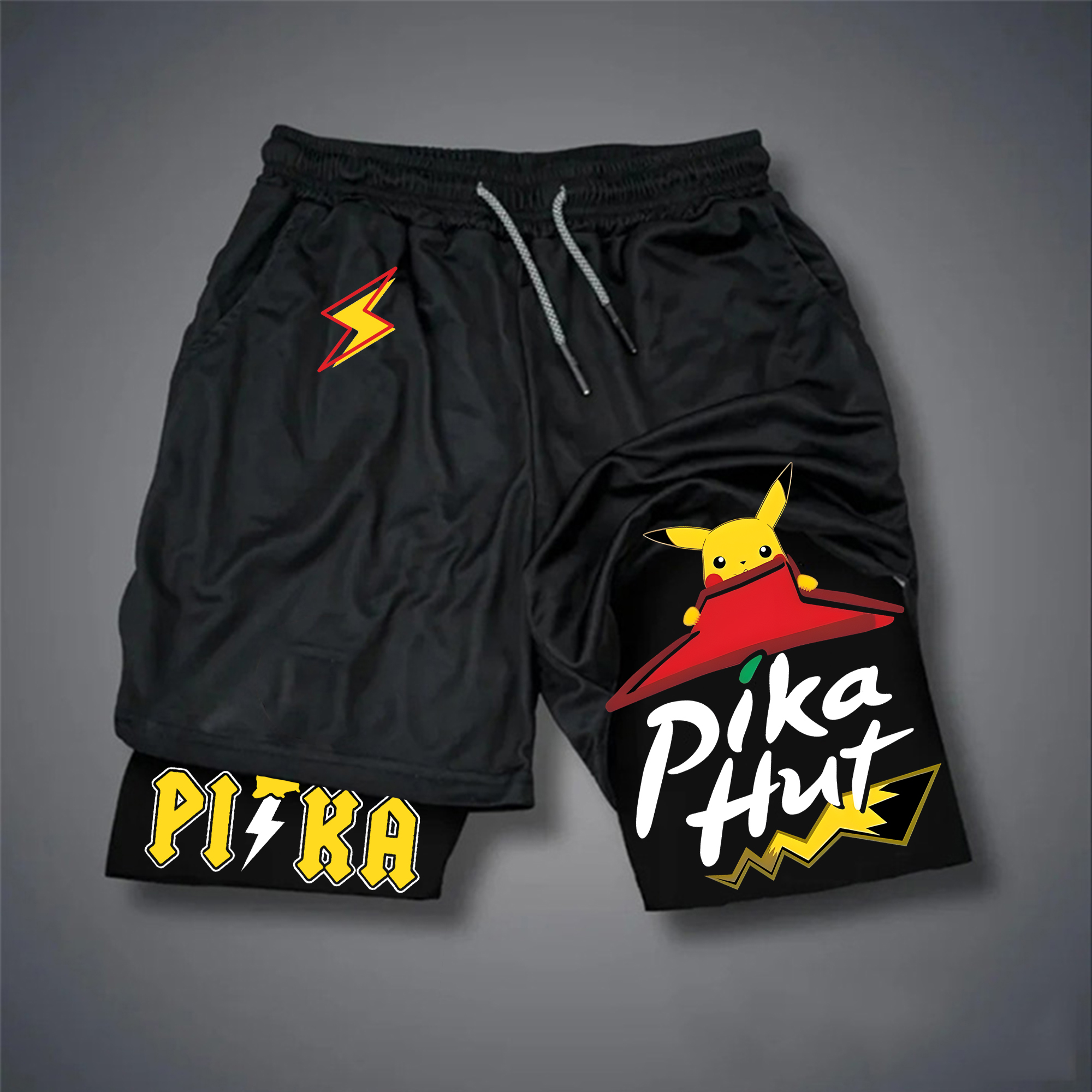 Unisex Casual Anime Streetwear Shorts-AnimeClothe