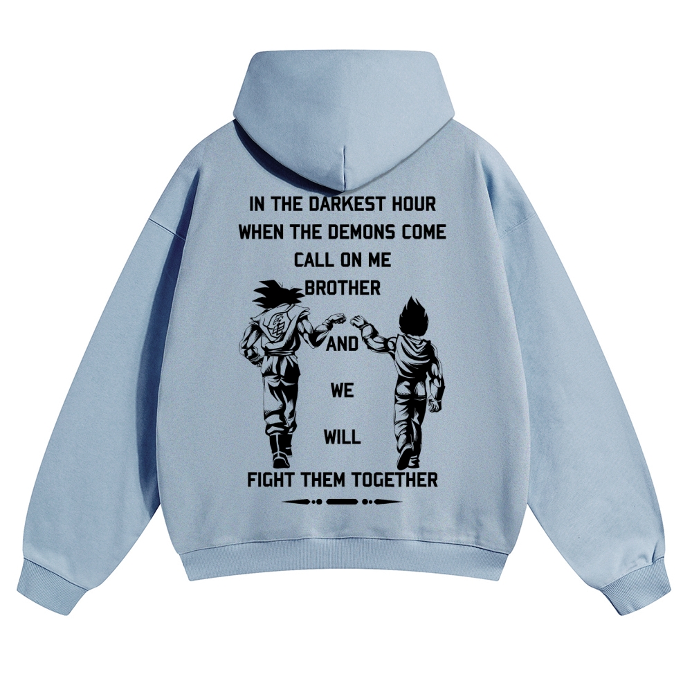 Unisex Anime Graphic Streetwear Vintage Hoodie