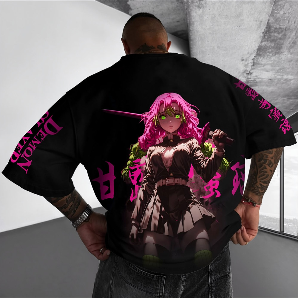 Unisex  Demon Slayer Anime Inspired Vintage T-Shirt