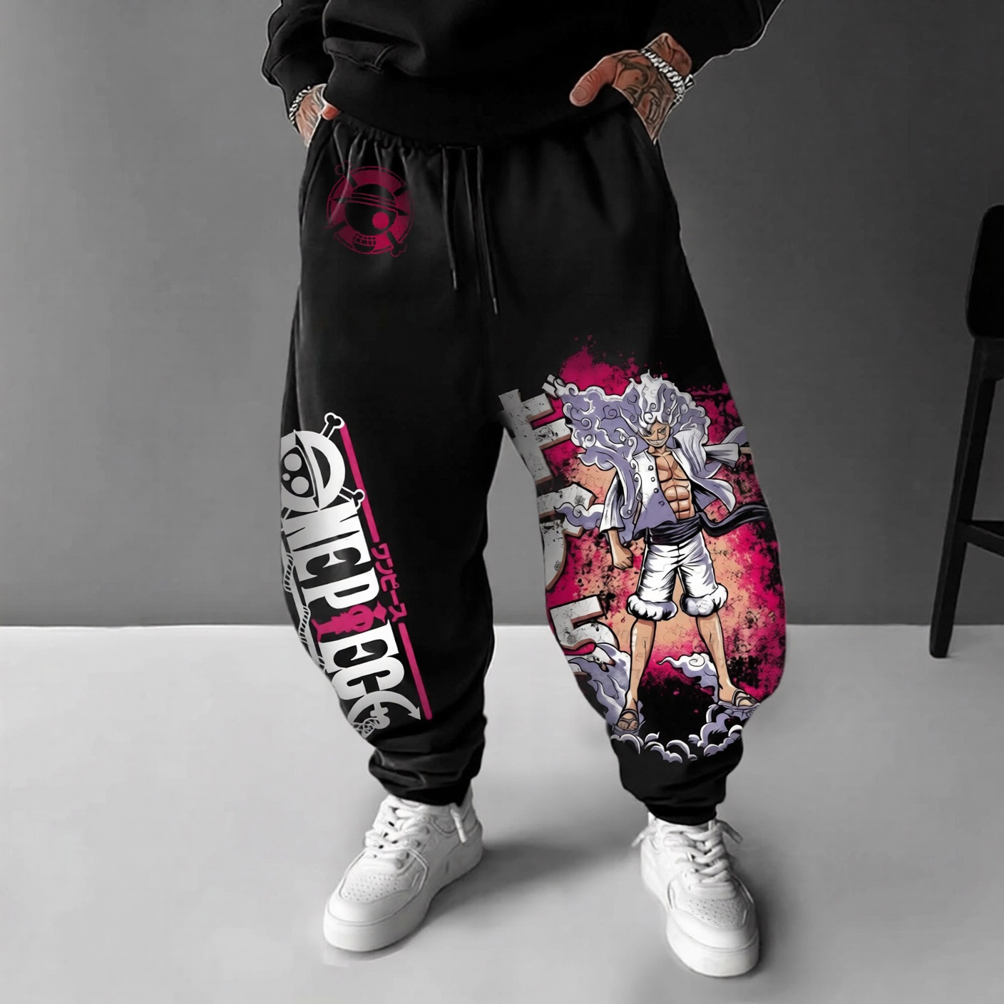 Unisex Anime Inspired Vintage Pants