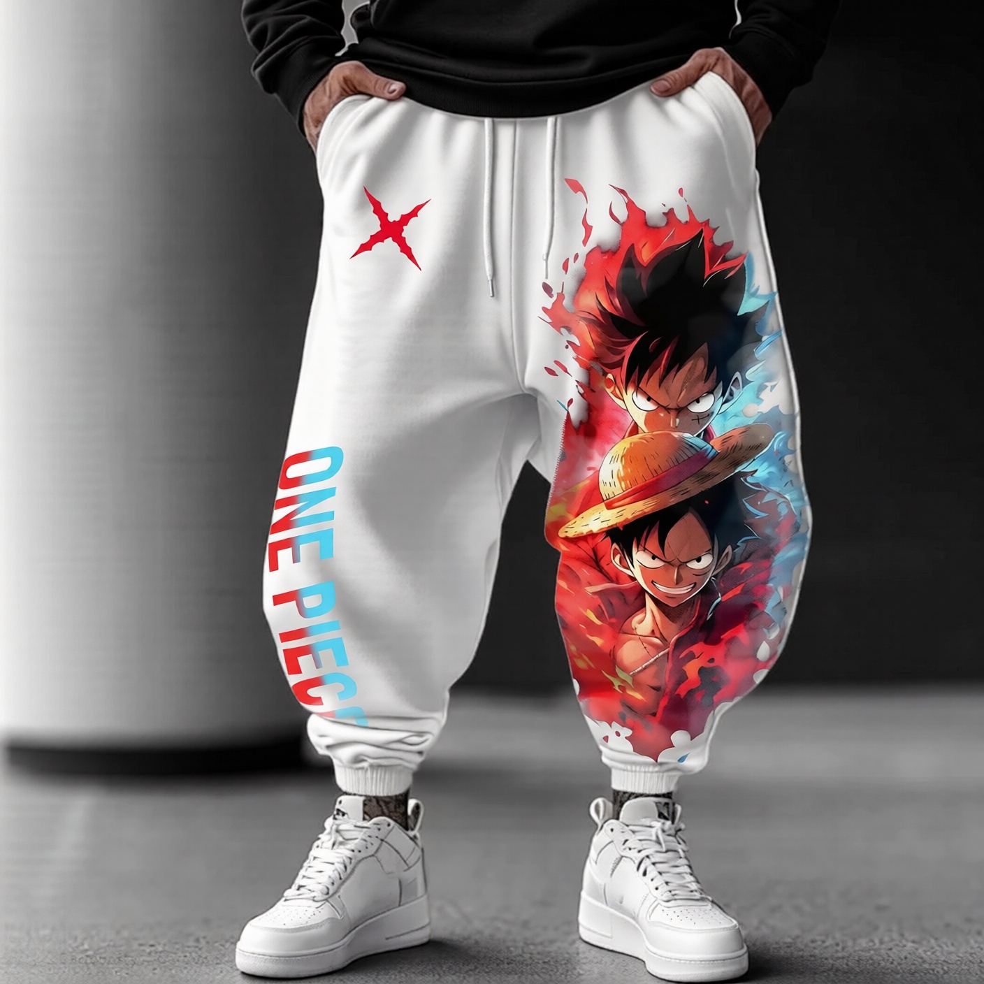 Unisex Anime Inspired Vintage Pants