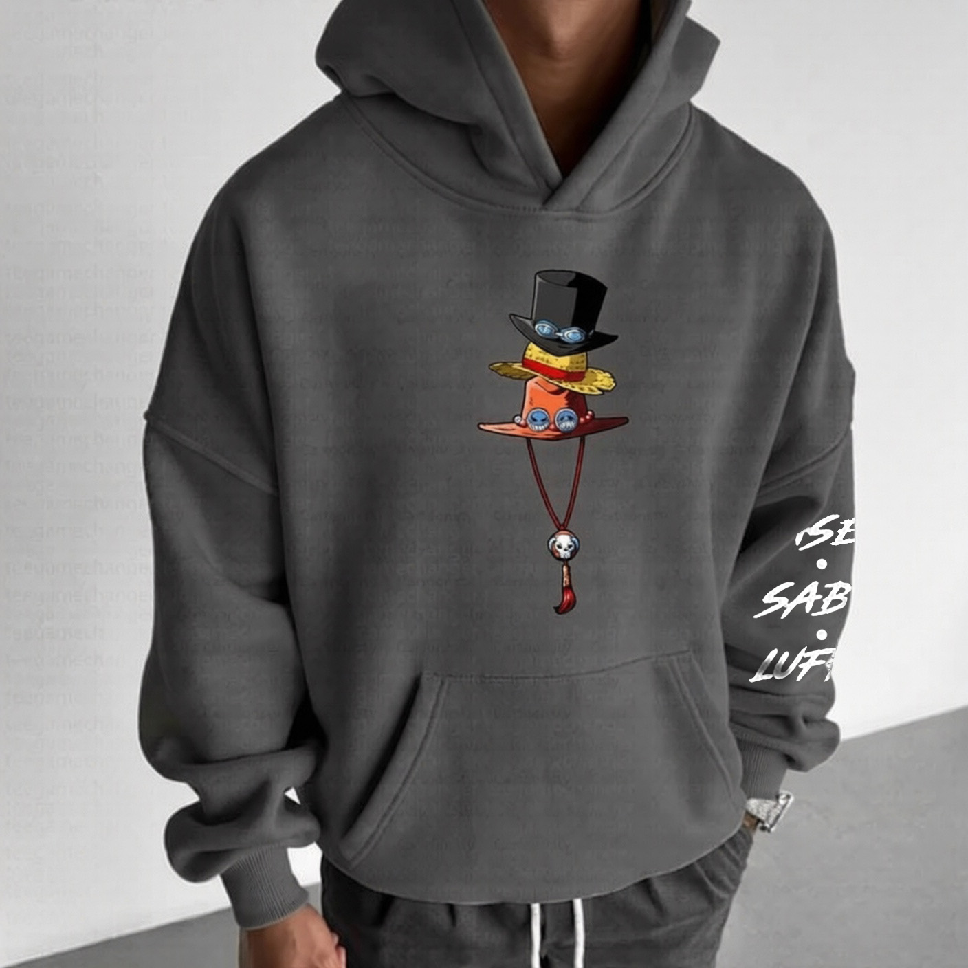 Unisex Anime Graphic Streetwear Vintage Hoodie