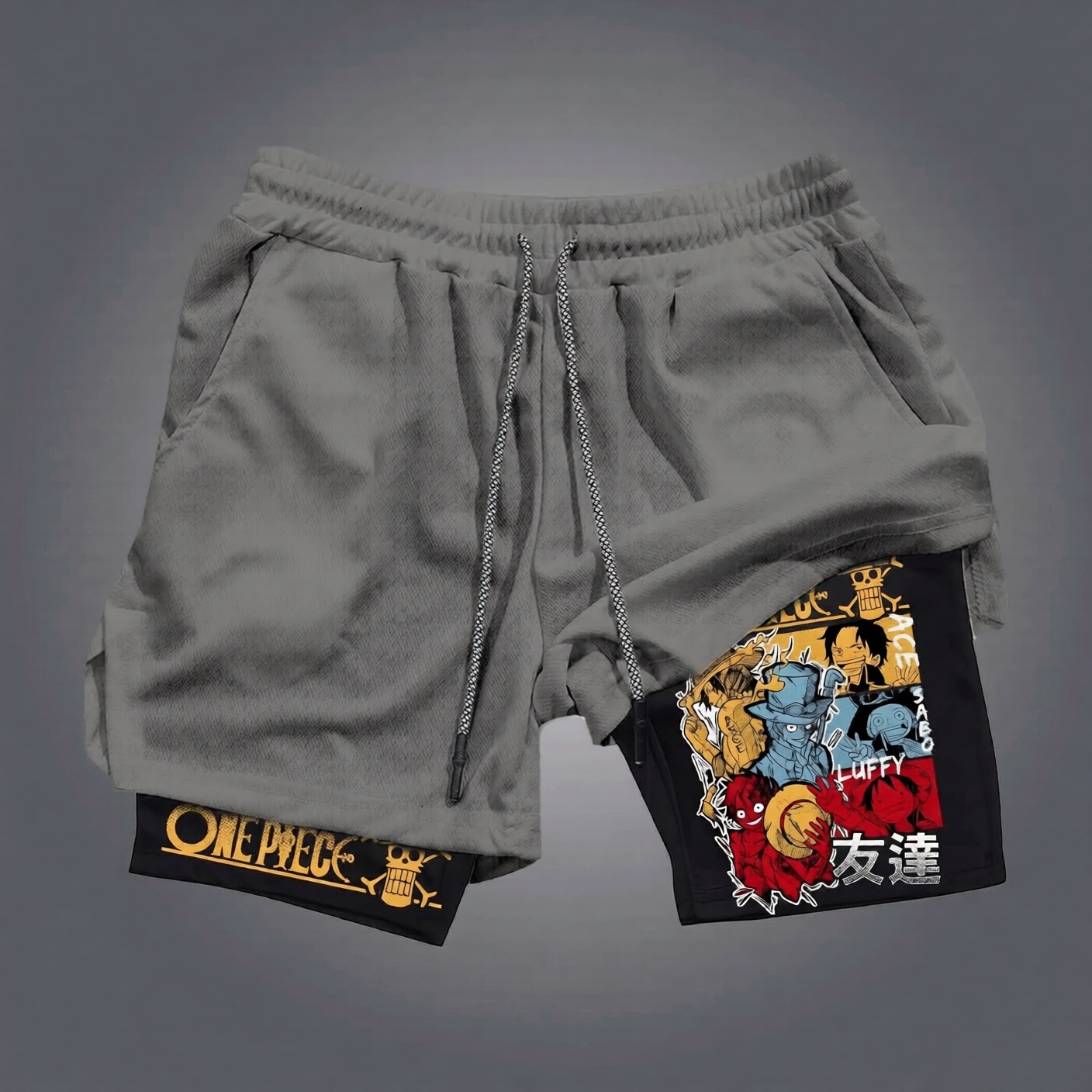 Unisex  Casual Anime Streetwear Shorts