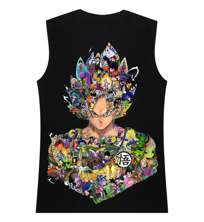 Unisex Anime Sleeveless Tank Top