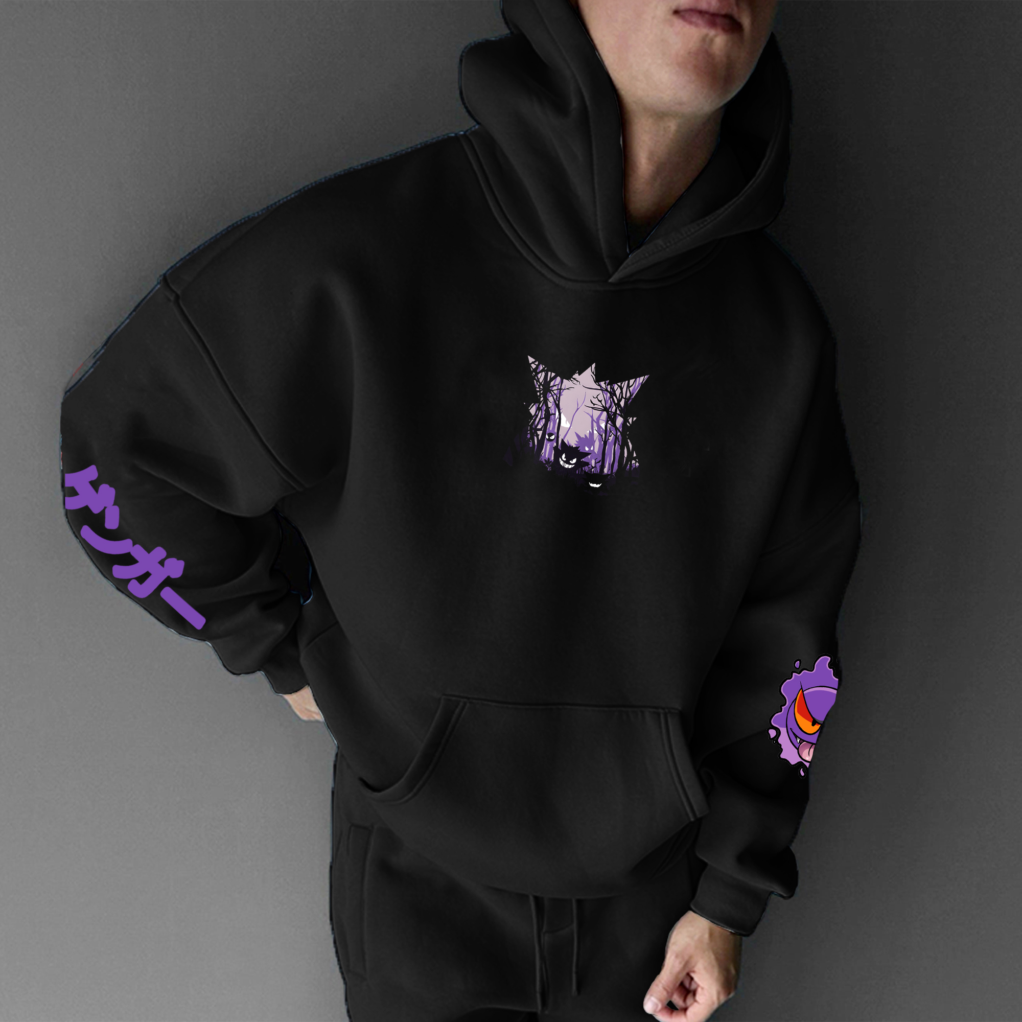 Unisex Anime Graphic Streetwear Vintage Hoodie-AnimeClothe