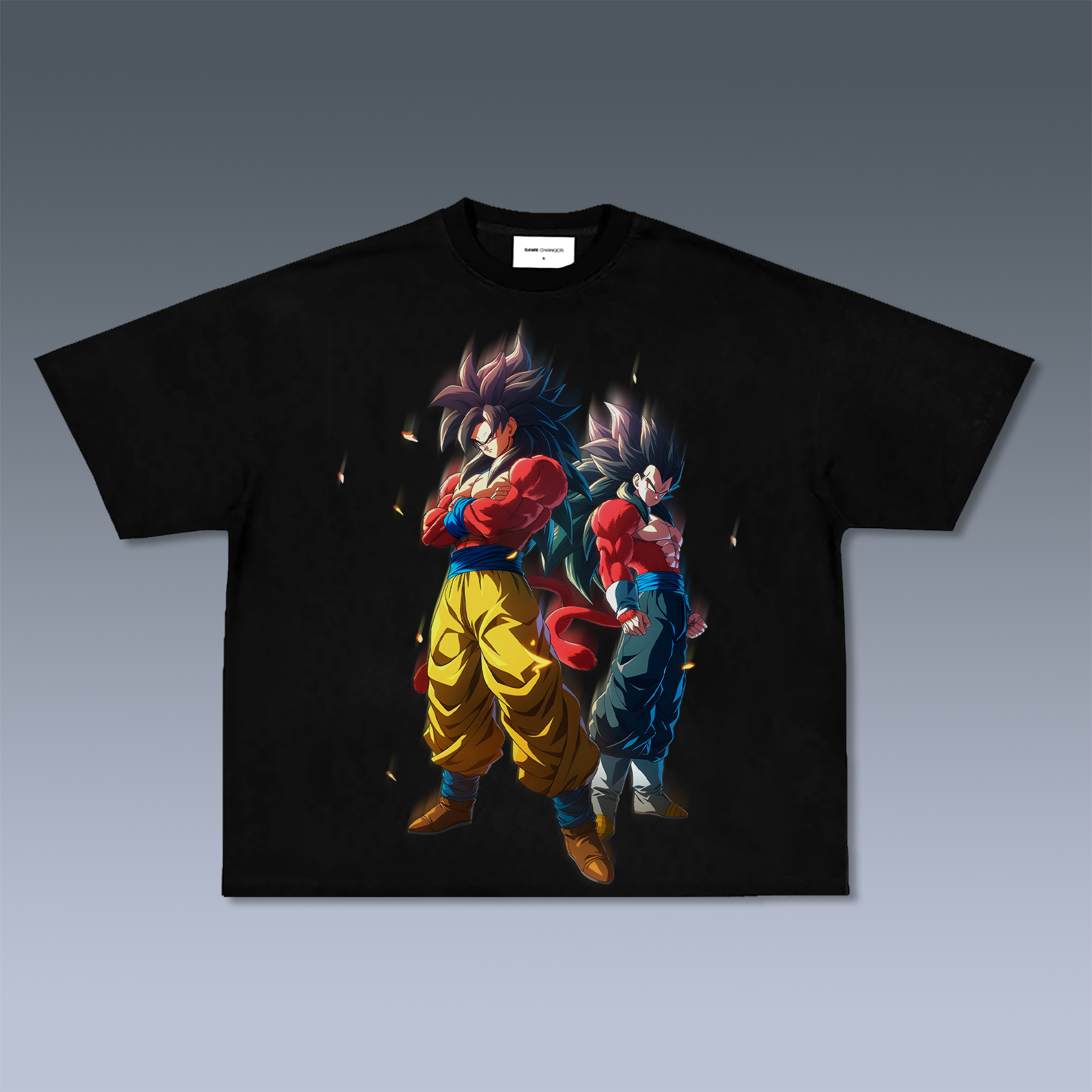 Unisex Anime Graphic Streetwear Vintage T-shirt-AnimeClothe