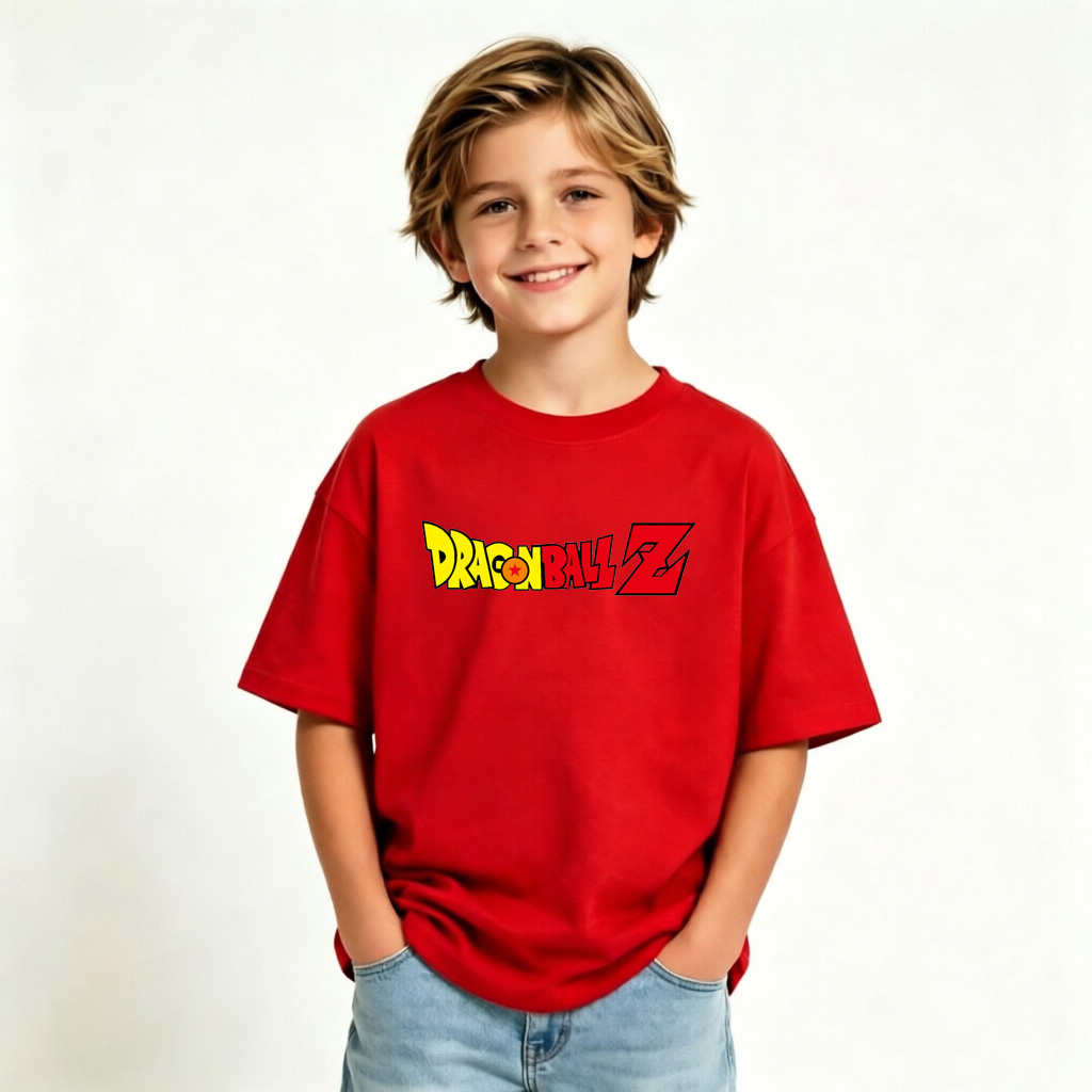 Dragon Ball Goku Anime Graphic T-shirts for Kids Cartoon Print Cotton Tee