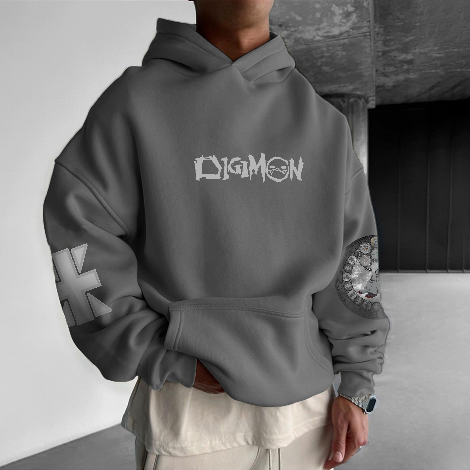 Unisex “Digimon” Anime Style Retro Hoodie