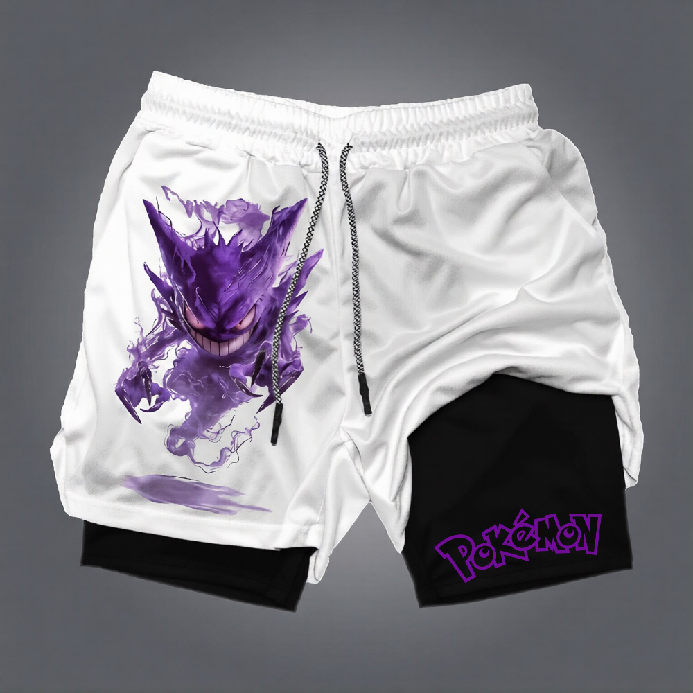 Pokémon Unisex Anime Gengar Shorts
