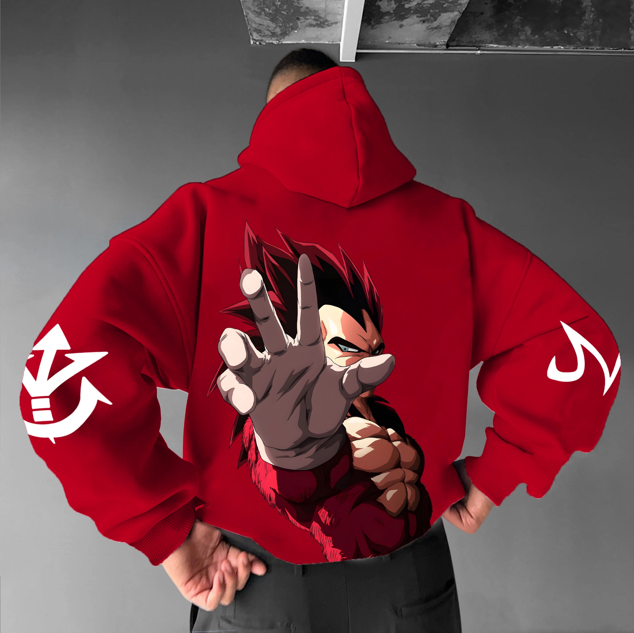 Unisex Anime Graphic Streetwear Vintage Hoodie