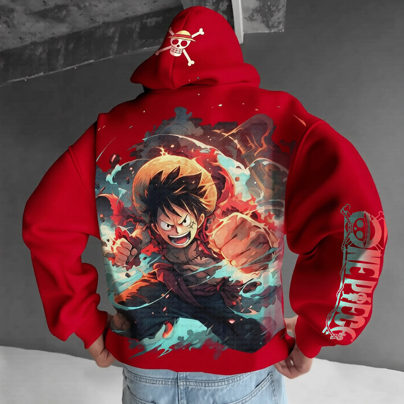 Unisex Anime Graphic Streetwear Vintage Hoodie