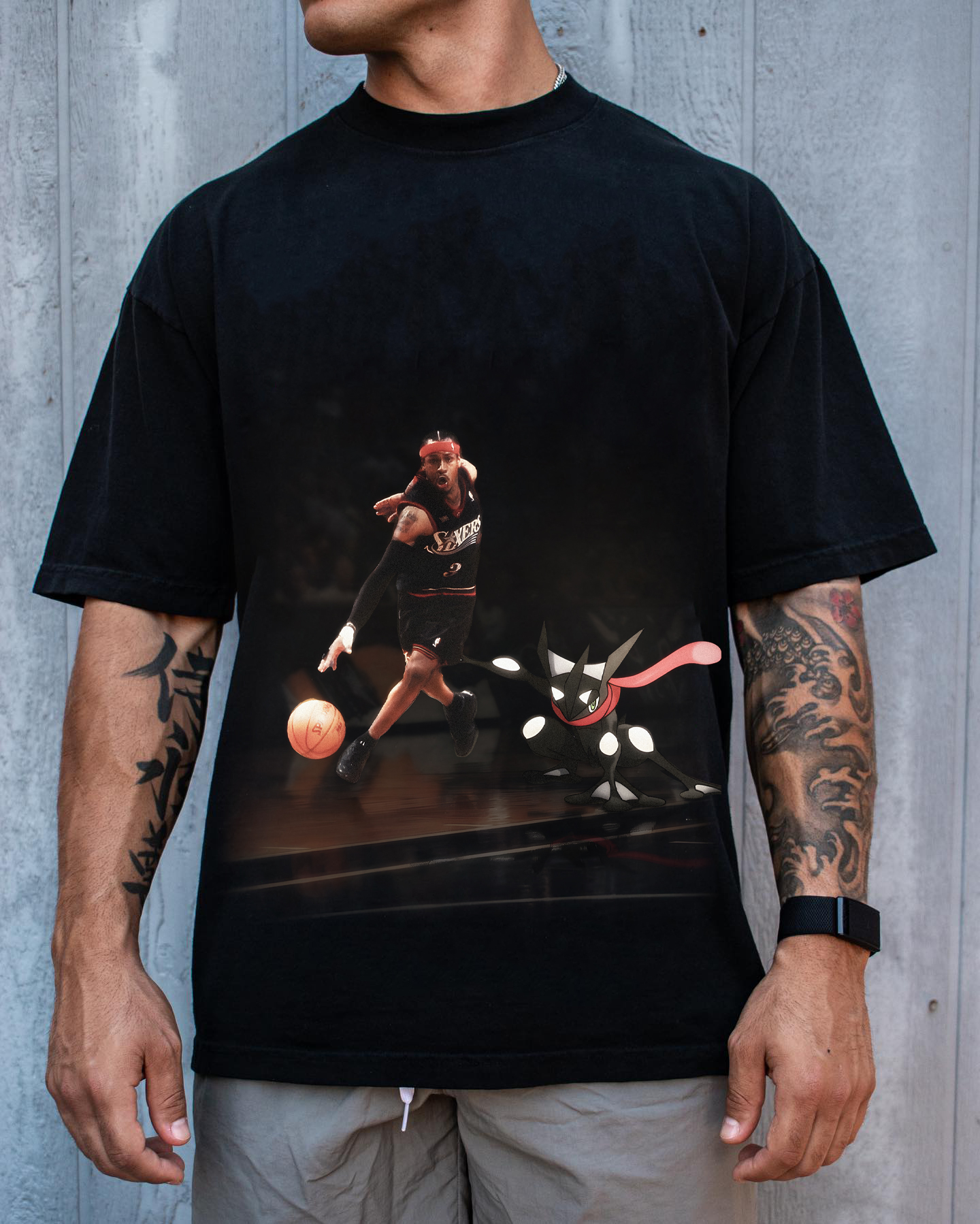 Unisex Vintage Tee丨  Allen Iverson-AnimeClothe