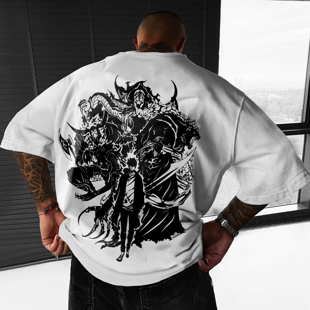 Unisex Anime Inspired Vintage T-Shirt-AnimeClothe