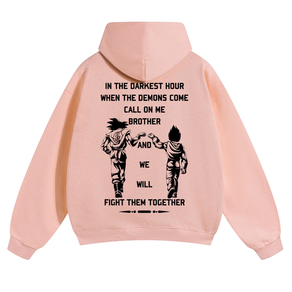 Unisex Anime Graphic Streetwear Vintage Hoodie