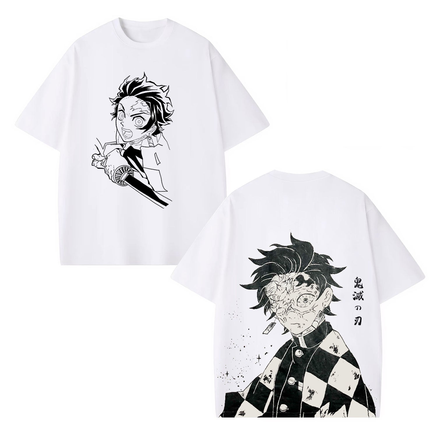 ANIME OVERSIZED TEE 丨 DEMON SLAYER-[DS]