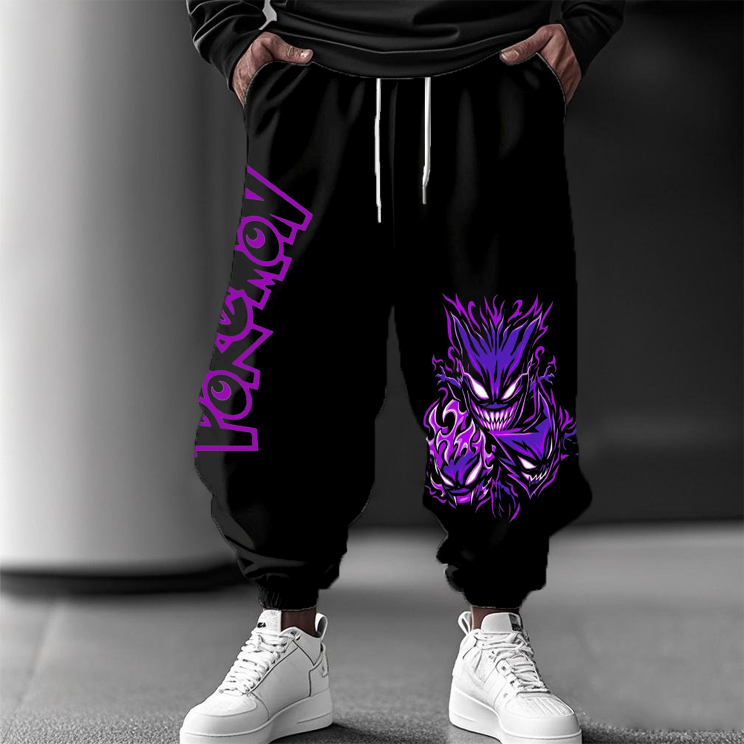 Unisex casual Anime Streetwear Pants-AnimeClothe